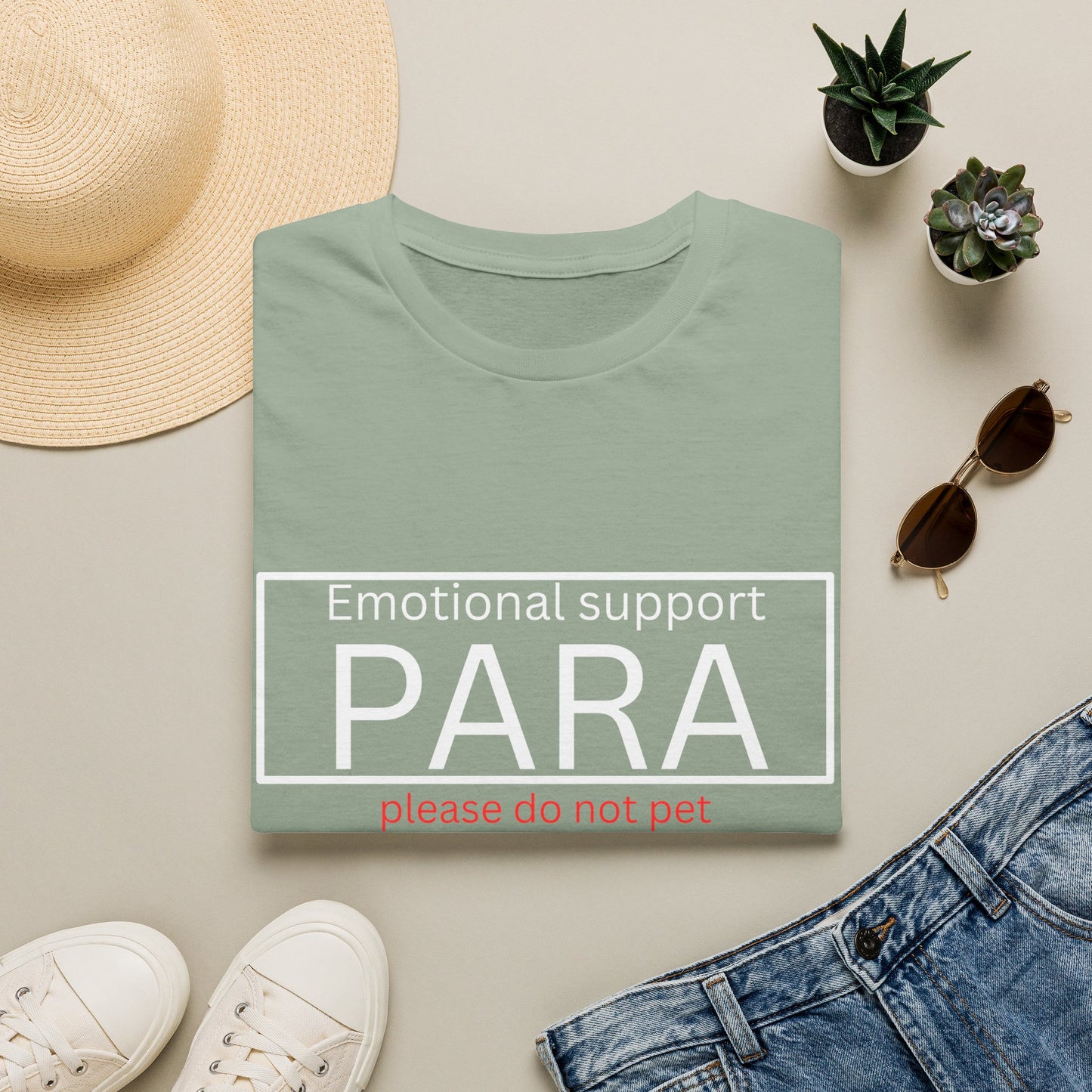 'Please Do Not Pet' T-Shirt — Minimalist Soft Casual Tee for Animal Lovers