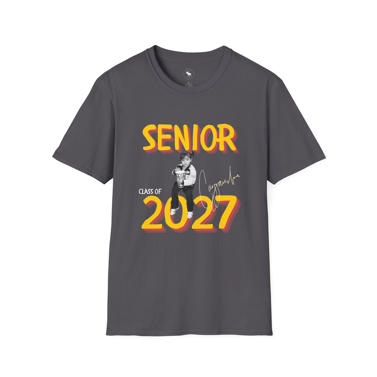 Senior 2027 T-Shirt — Retro Bold Graduation Tee