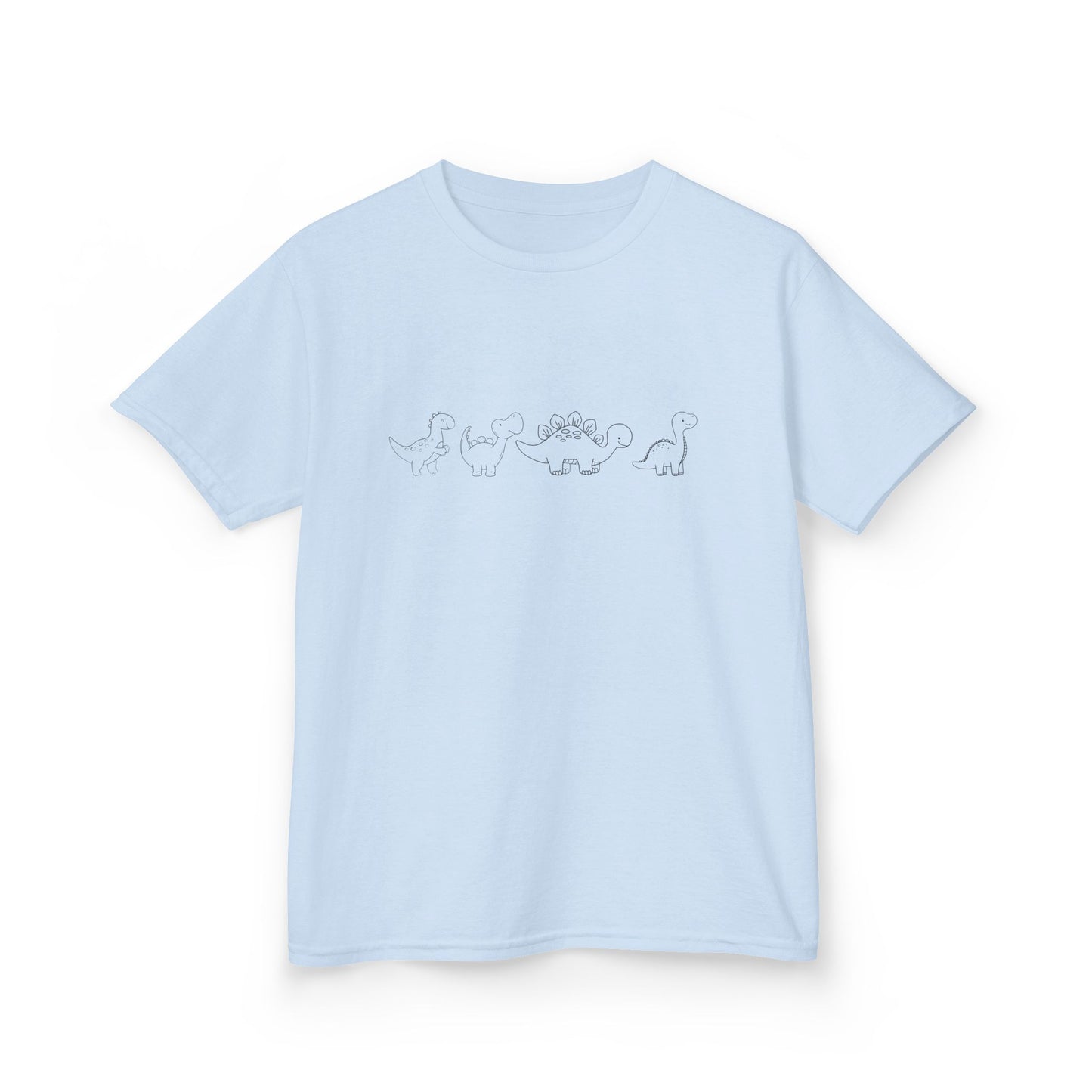 simple Dinosaur outline Kids Heavy Cotton™ Tee