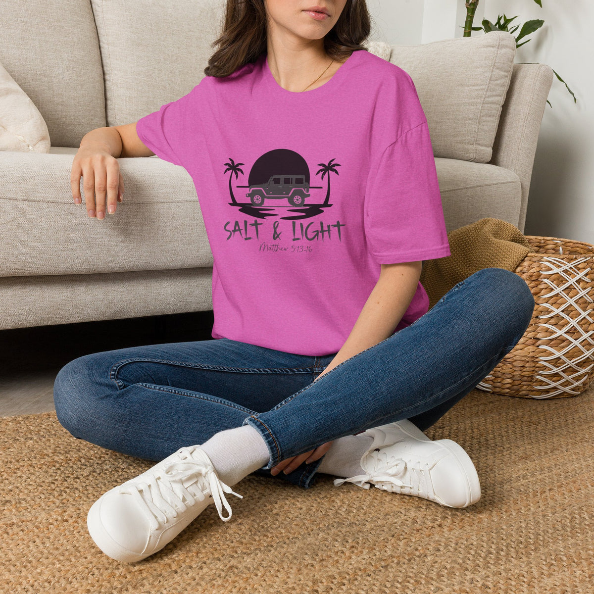 Beach 4x4 T-Shirt — "Salt & Light" Coastal Adventure Tee