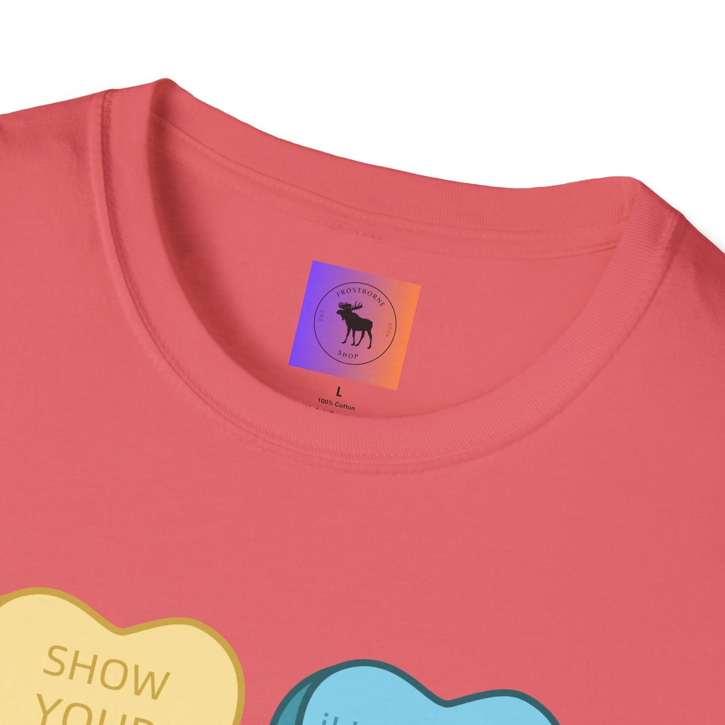 Conversation Heart Teacher Shirt — Funny Classroom Love Notes Tee