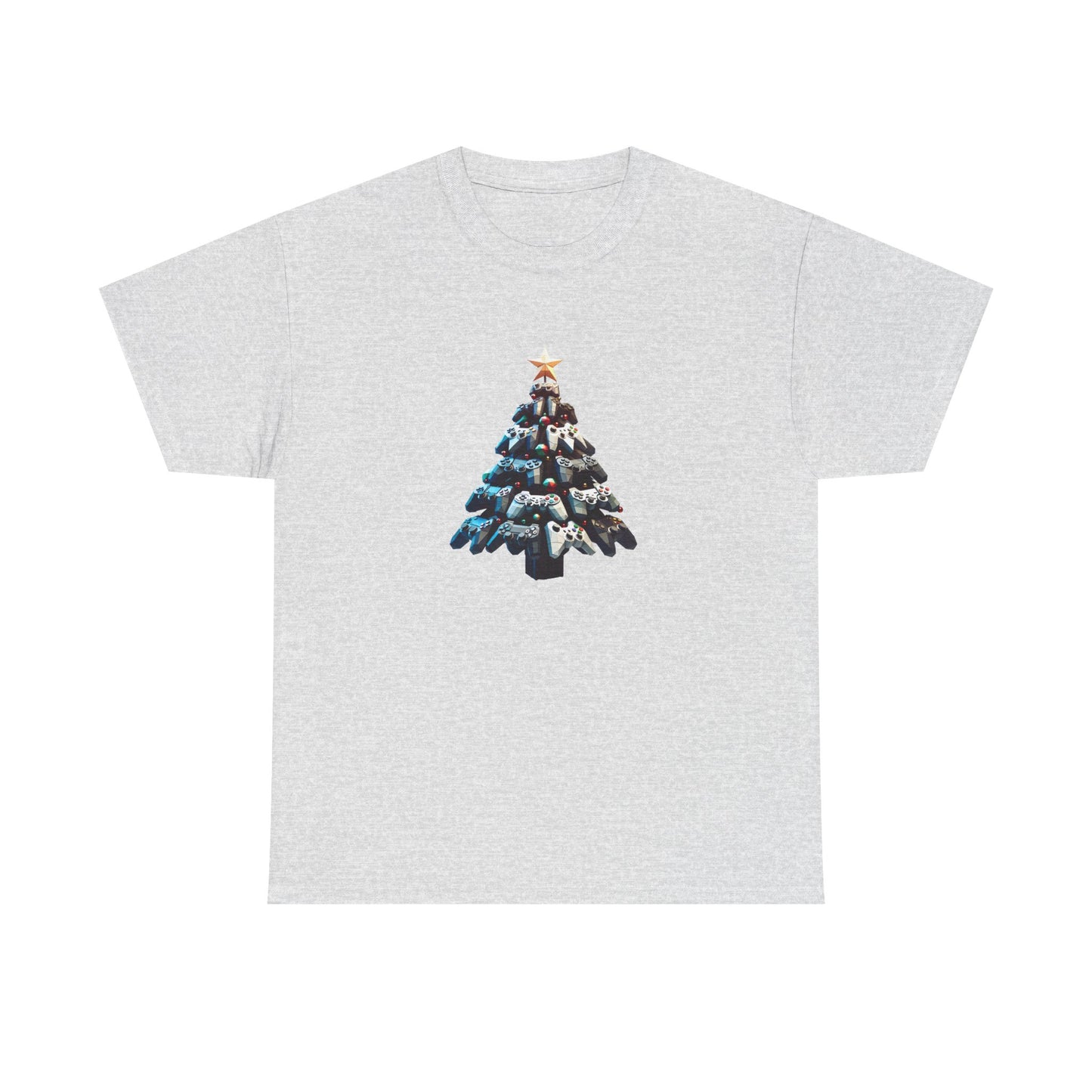 Video Game Console Christmas Tree Unisex Tee, Gaming Holiday Shirt, Gamer Gift, Retro Gamer Shirt, Gaming Console Tee, Christmas Tee