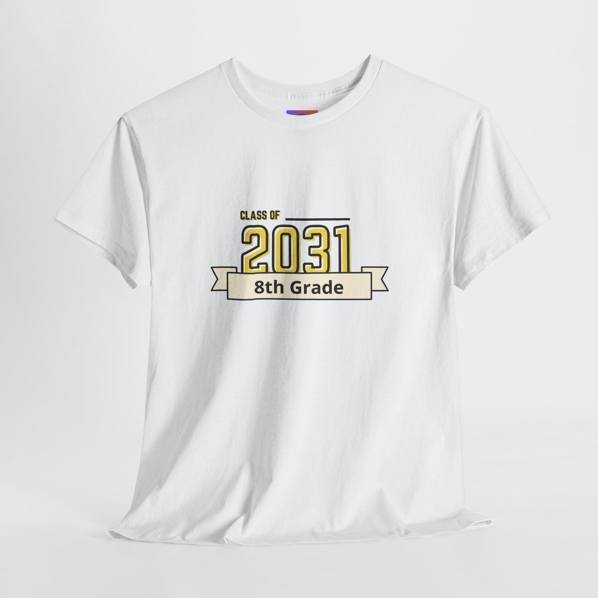 2031 personalized Graduation Tee, 8th Grade Class Shirt, Student Gift, Back to School Apparel