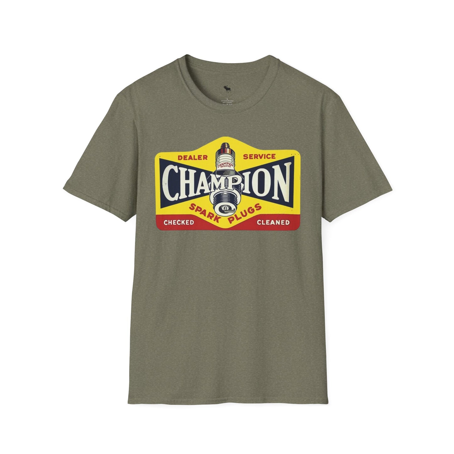 Champion Spark Plugs Vintage T-Shirt, Retro Car Lover's Tee, Unisex Graphic Shirt, Collector's Apparel, Father's Day Gift