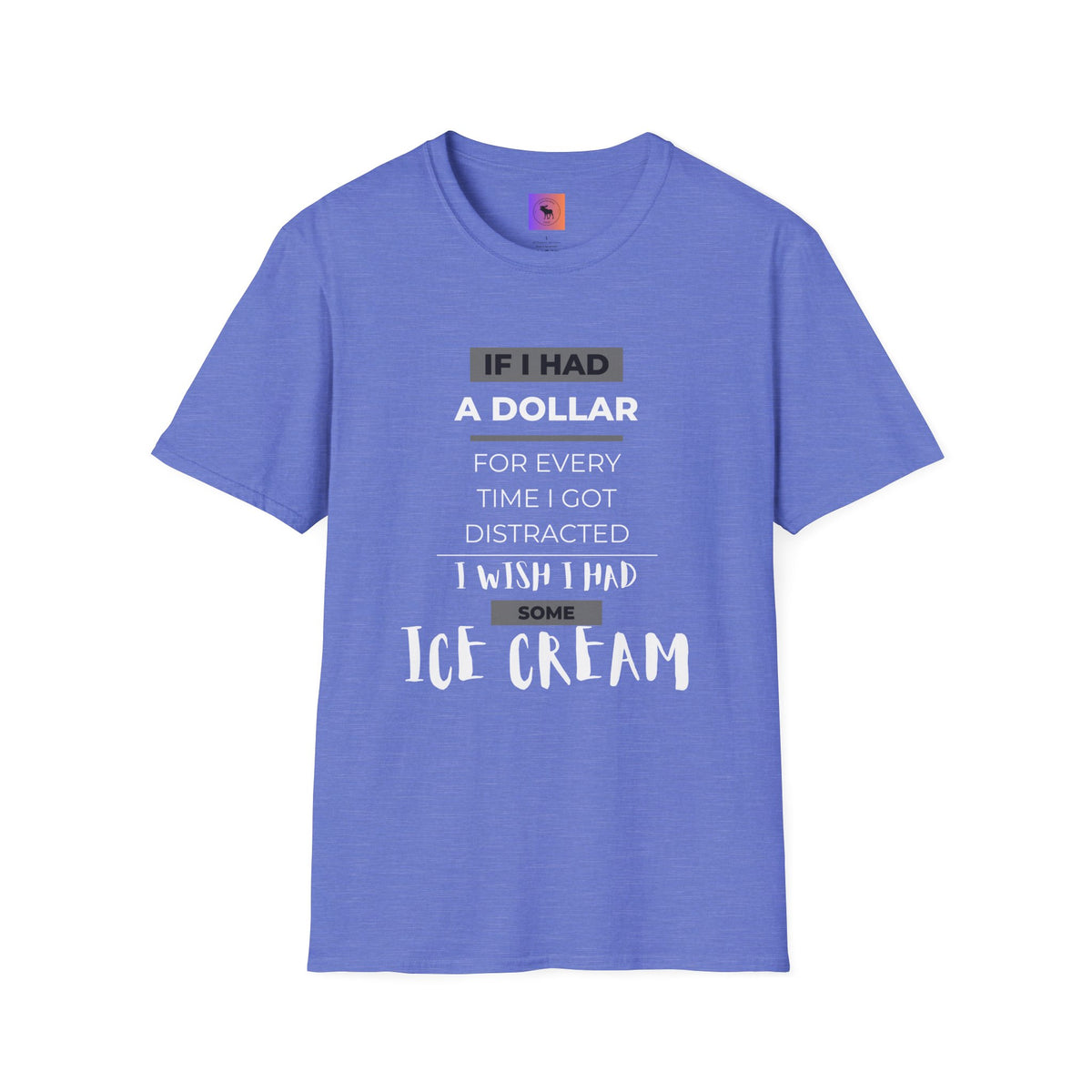 ADHD Awareness Unisex T-Shirt - Distracted and Forgetful Funny Design