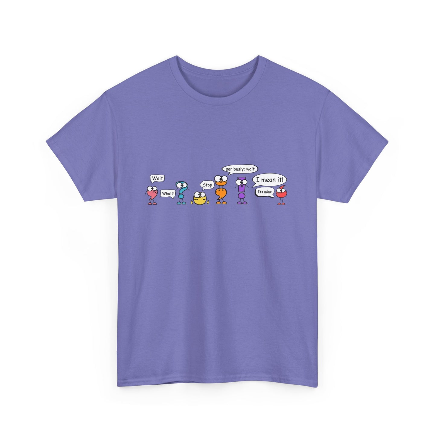 punctuation cartoon Heavy Cotton Tee