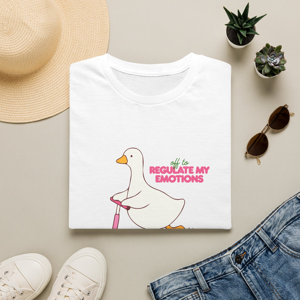 Regulate My Emotions Goose T-Shirt