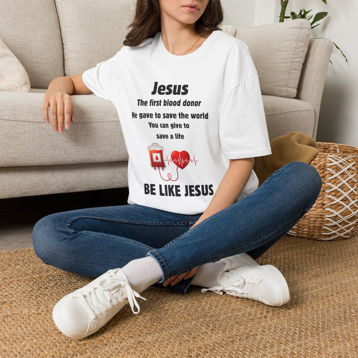 Jesus "Be Like Jesus" Blood Donor T-Shirt