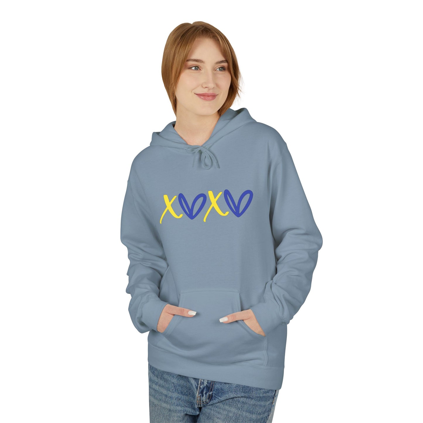 Down Syndrome Aunt Hoodie — "Auntie of the Morning Sun" DNA Ribbon Sweatshirt