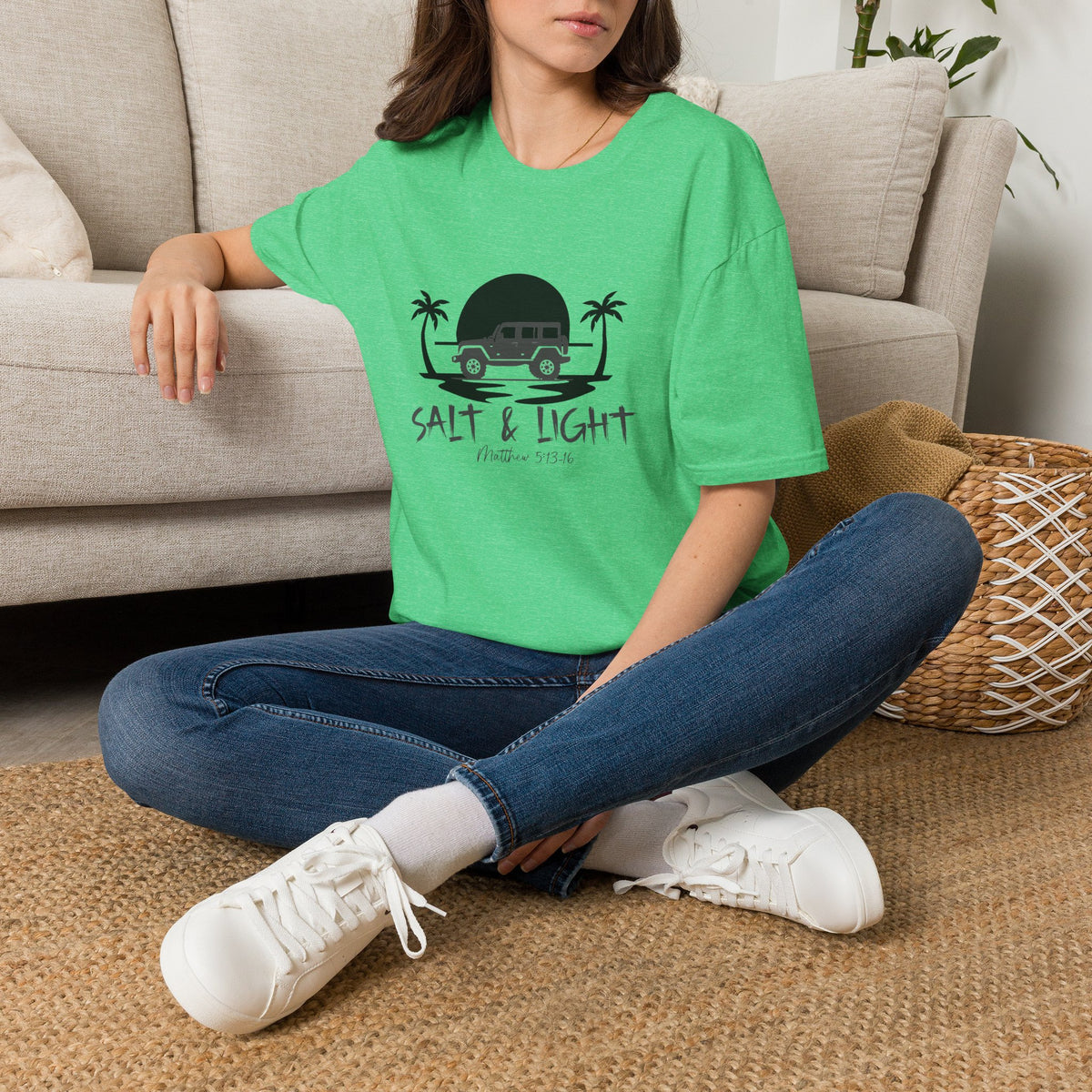 Beach 4x4 T-Shirt — "Salt & Light" Coastal Adventure Tee