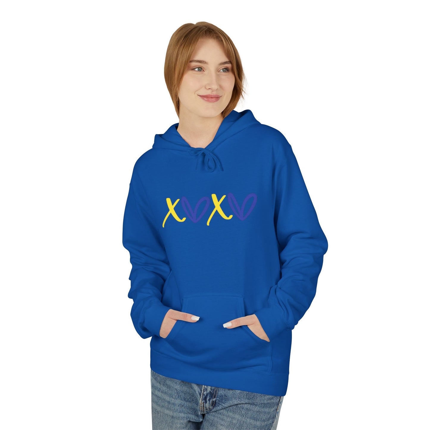 Down Syndrome Aunt Hoodie — "Auntie of the Morning Sun" DNA Ribbon Sweatshirt