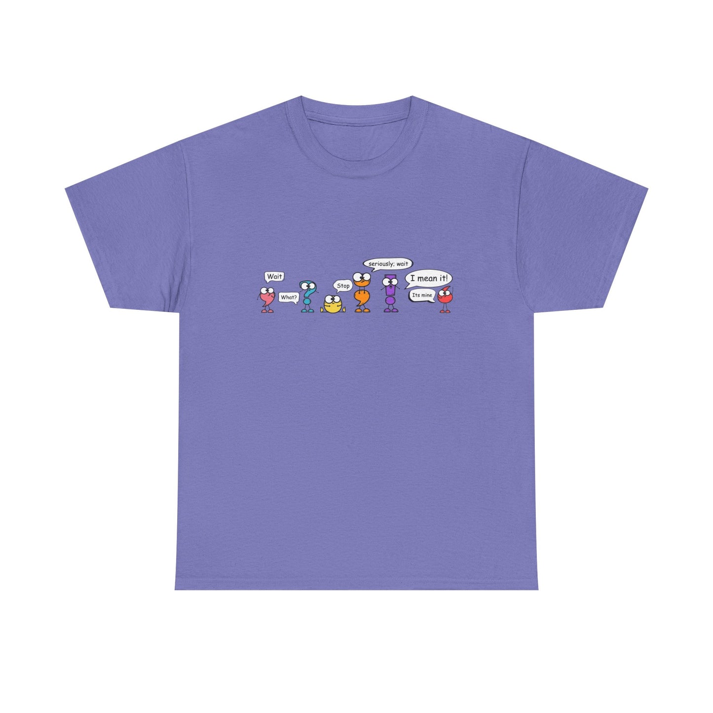 punctuation cartoon Heavy Cotton Tee