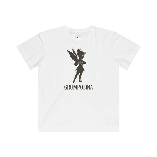 Kids Tee - Grumpy Fairy Girl Cute Design