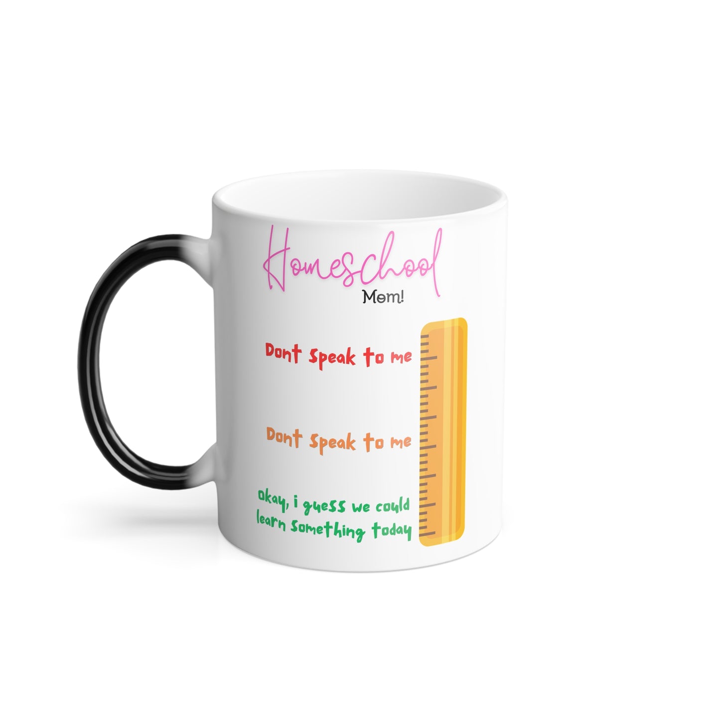 Homeschool mom Color Morphing Mug, 11oz