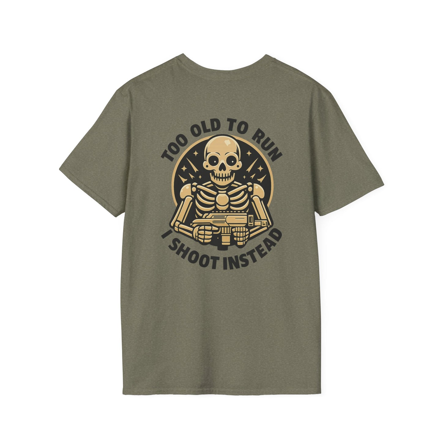 Skeleton Humor T-Shirt, Funny Gift for Photographers, Halloween Party Tee, Unisex Casual Shirt, Vintage Retro Style