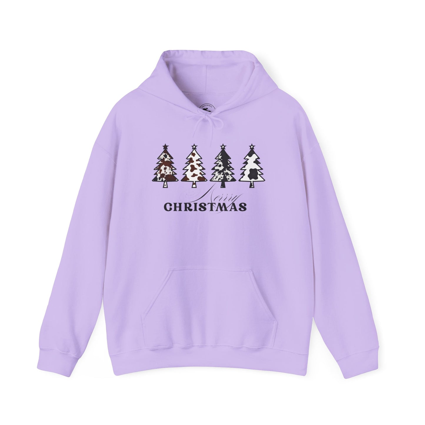 Cow Print Merry Christmas Hoodie
