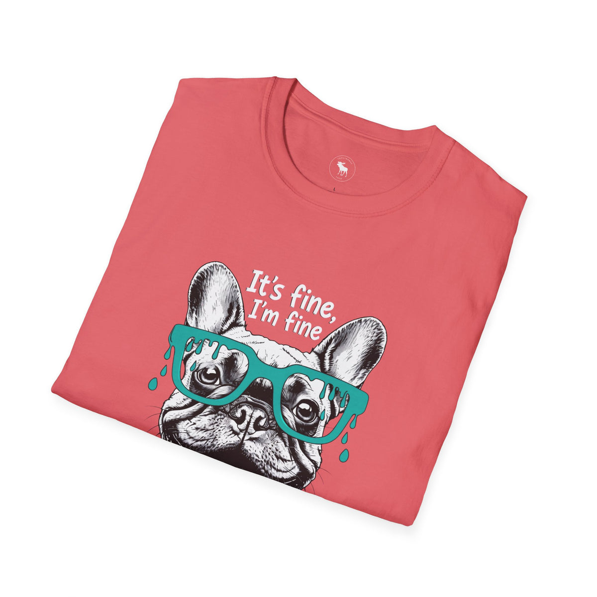 Funny Cat “It’s Fine, I’m Fine” Graphic T-Shirt