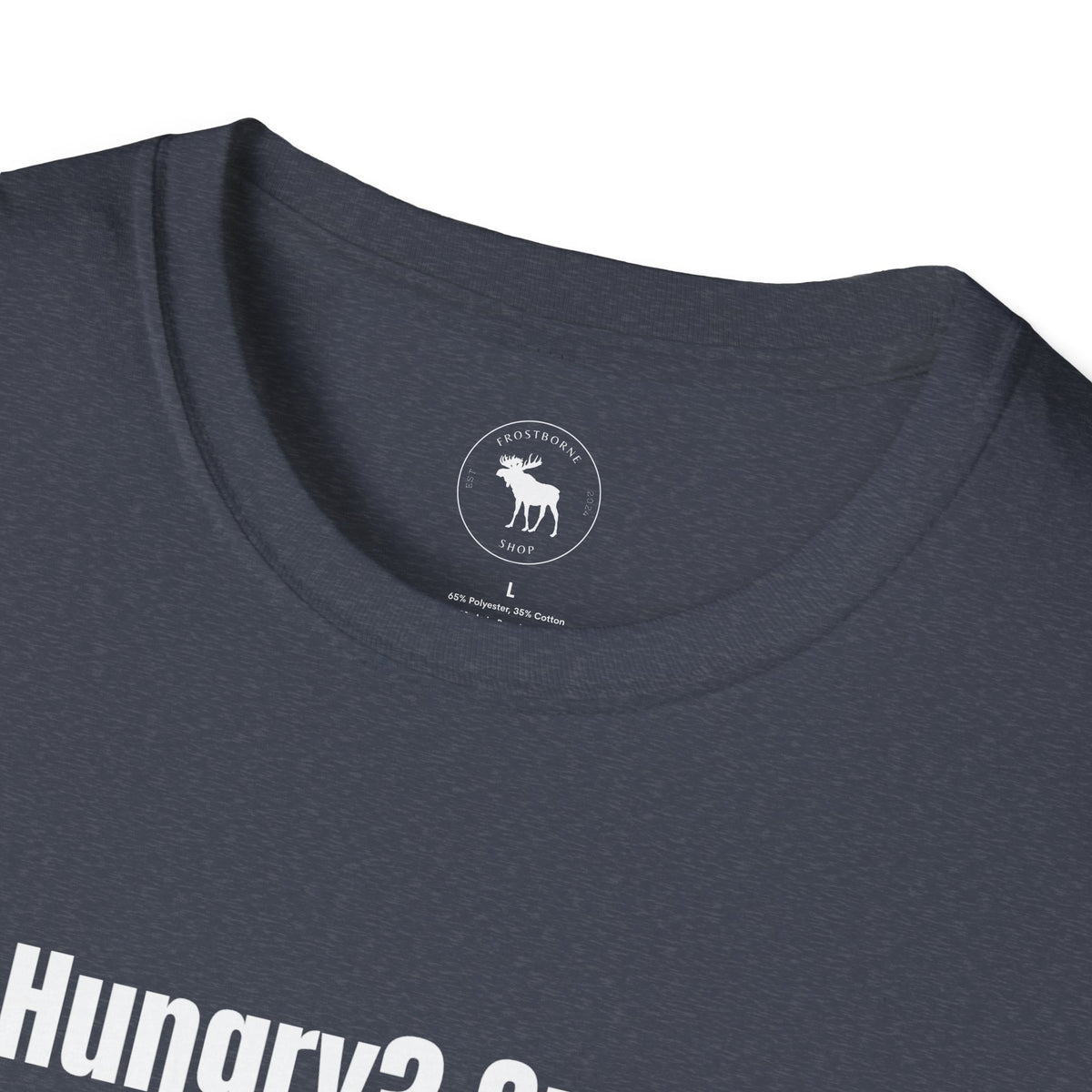 Bible Snack Tee — "Hungry? Grab a Bible" Christian T-Shirt (Matthew 5:6)