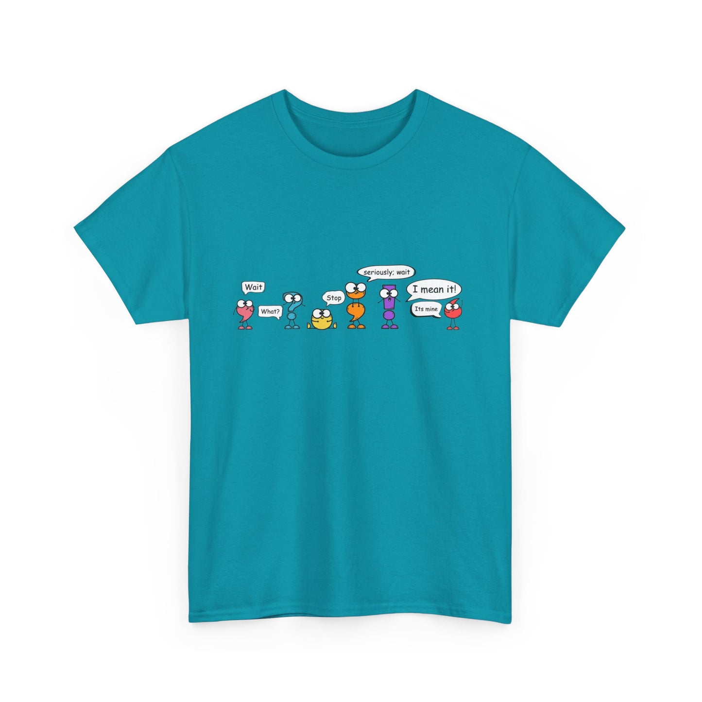 punctuation cartoon Heavy Cotton Tee