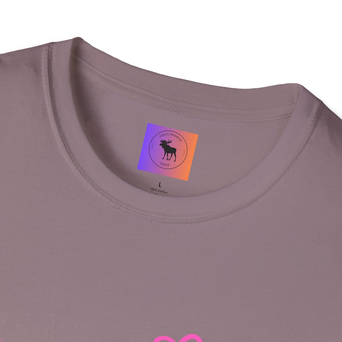 Heart Sketch T-Shirt — Pink Watercolor Hearts Valentine Tee