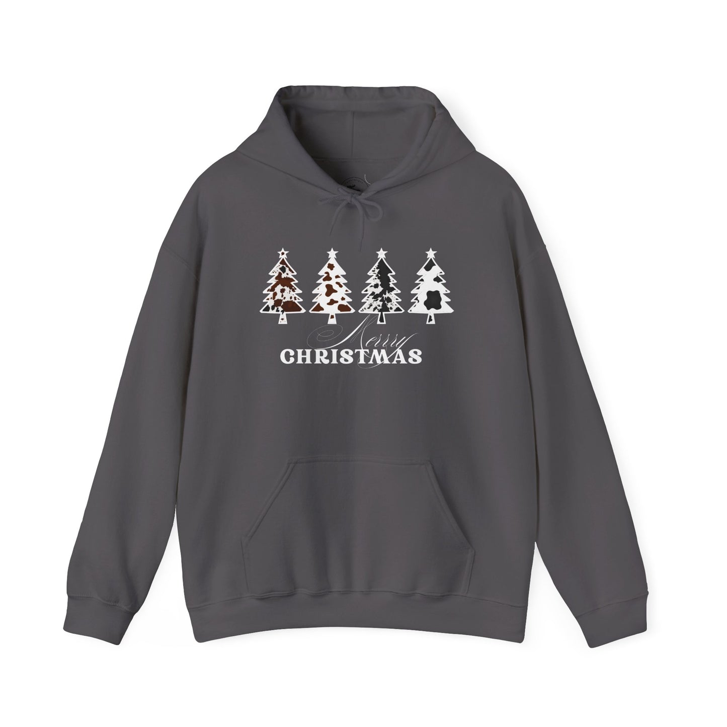 Cow Print Merry Christmas Hoodie