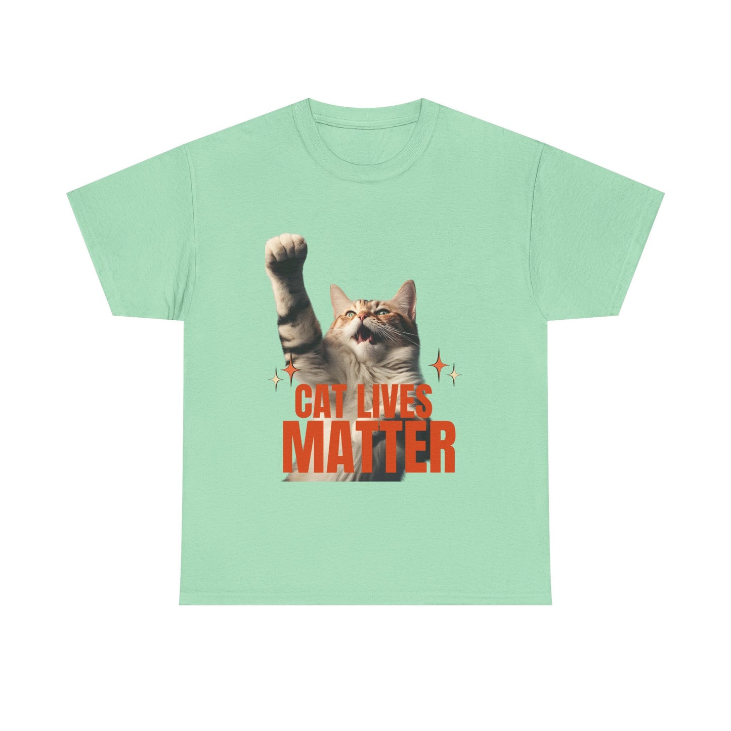 Cat Lives Matter Unisex Tee, Funny Political Shirt, Trump Cat Lovers Gift, Activist Protest Apparel, Animal Rights Activism Clothing