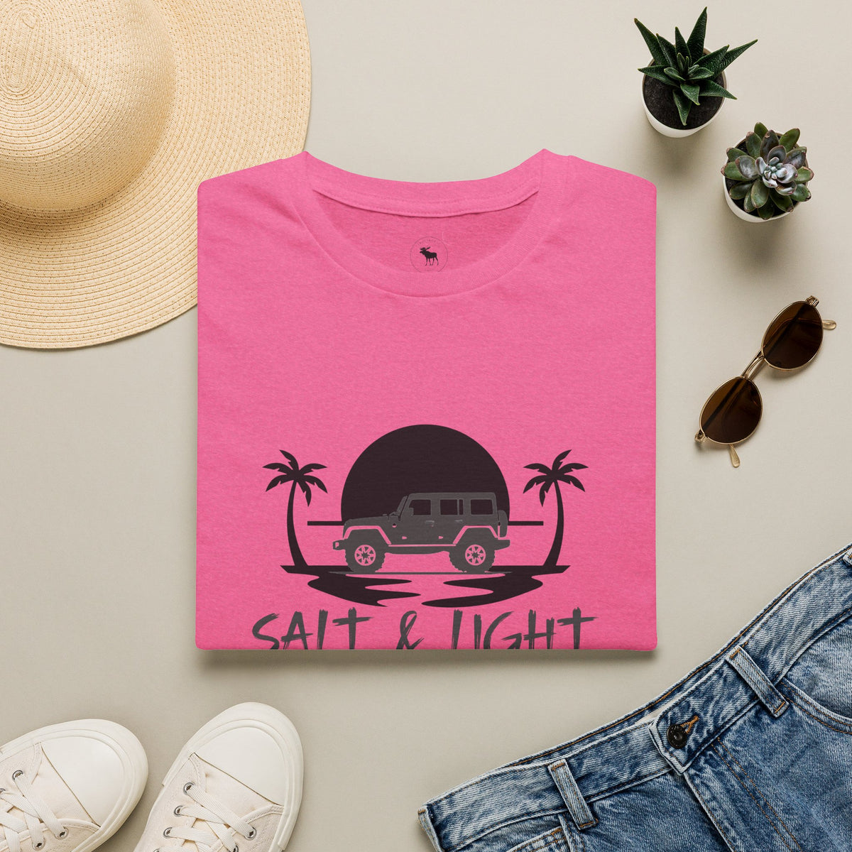 Beach 4x4 T-Shirt — "Salt & Light" Coastal Adventure Tee
