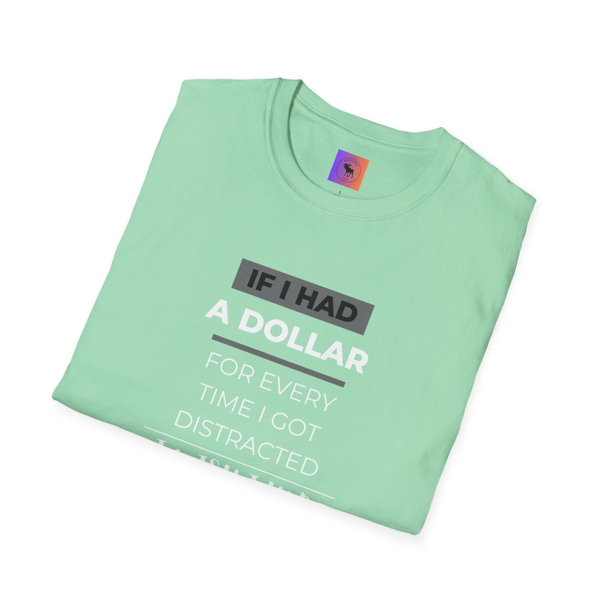 ADHD Awareness Unisex T-Shirt - Distracted and Forgetful Funny Design