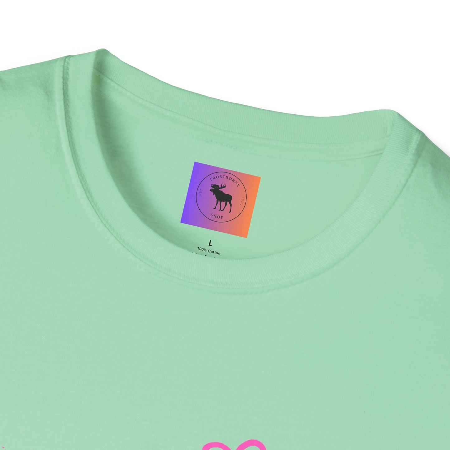 Heart Sketch T-Shirt — Pink Watercolor Hearts Valentine Tee