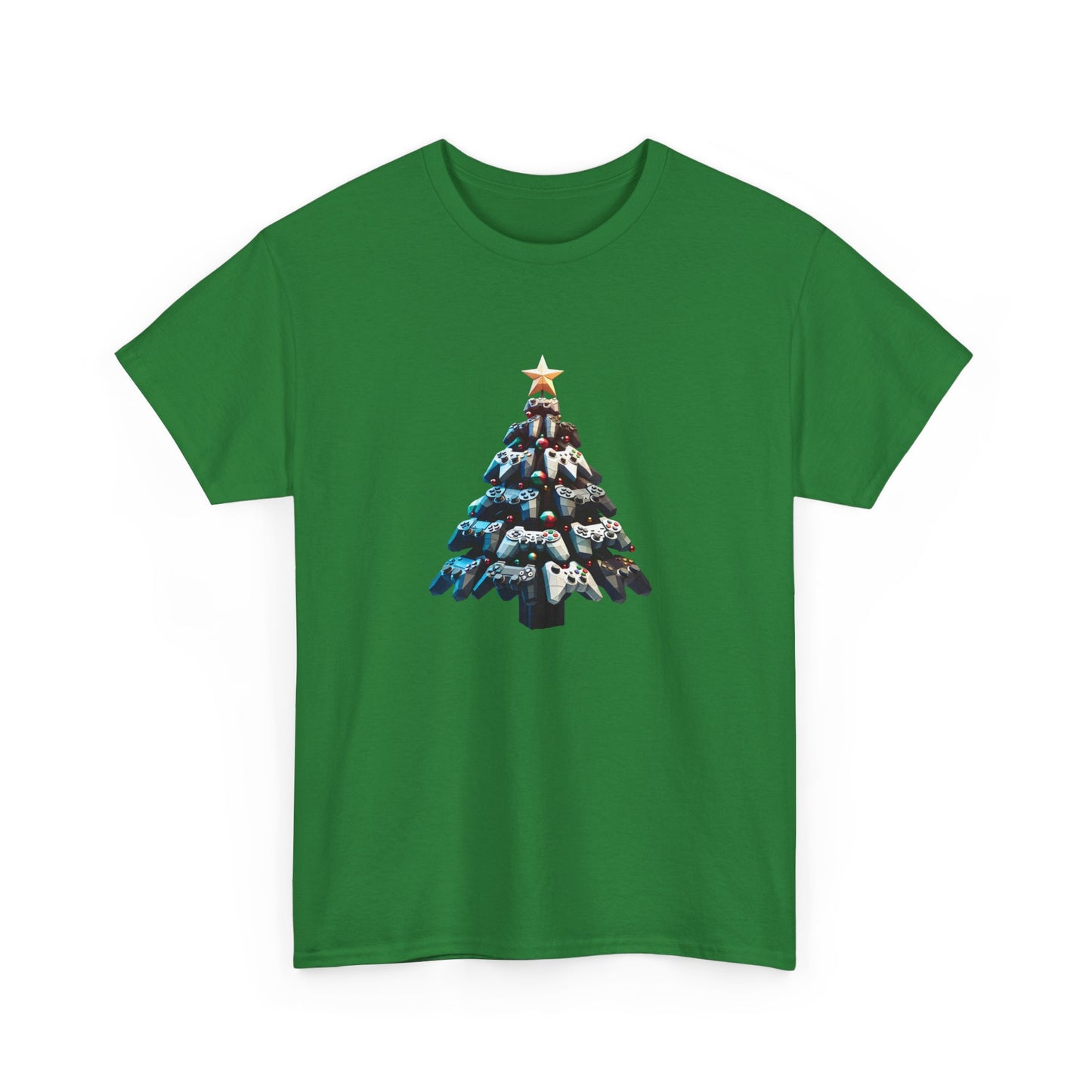 Video Game Console Christmas Tree Unisex Tee, Gaming Holiday Shirt, Gamer Gift, Retro Gamer Shirt, Gaming Console Tee, Christmas Tee