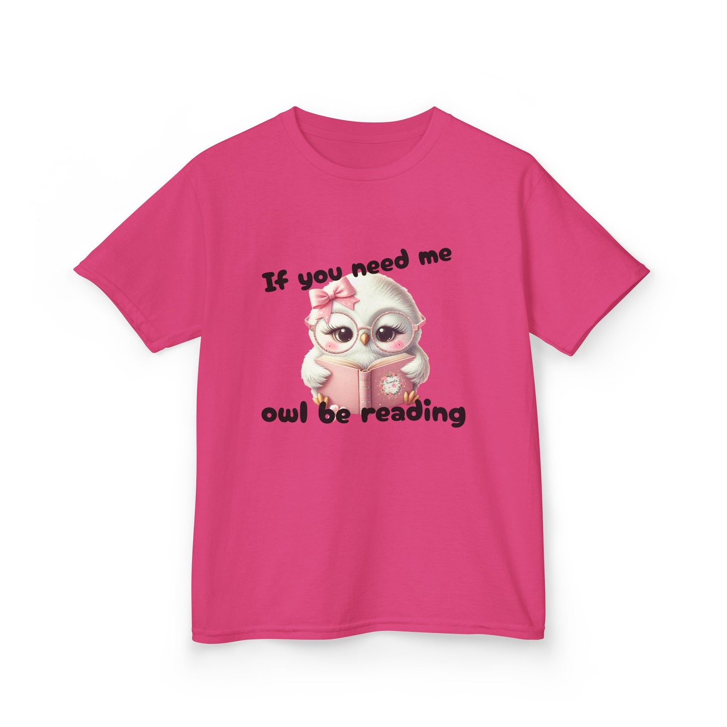 Kids T-Shirt, Cute Owls Design, Bookworm Gift, Youth Reader Tee, Children's Literature Shirt