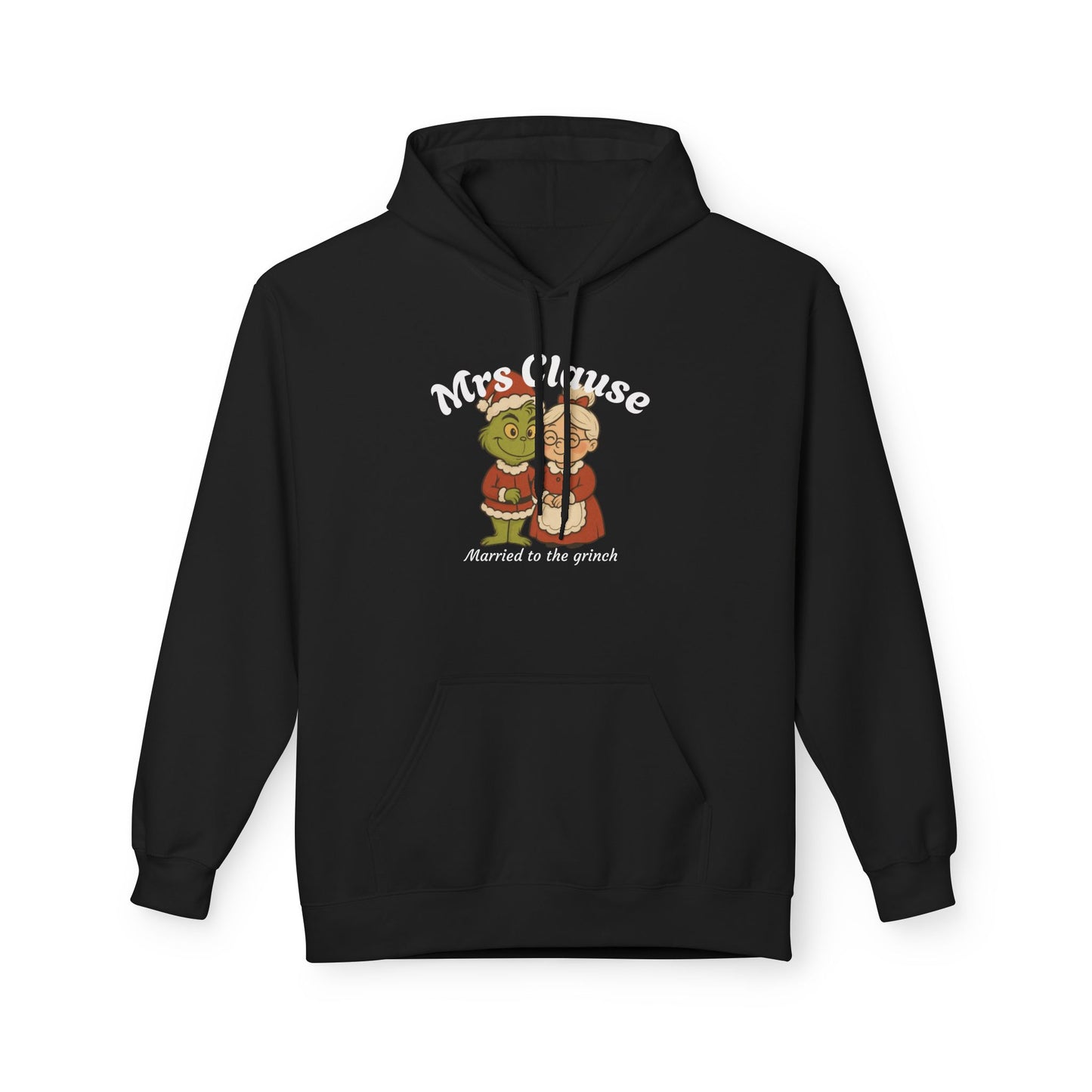 Mrs. Claus & Grinch Hoodie, Funny Christmas Sweatshirt, Holiday Gift for Couples, Christmas Apparel, Matching Couple Outfits, Cozy [...]