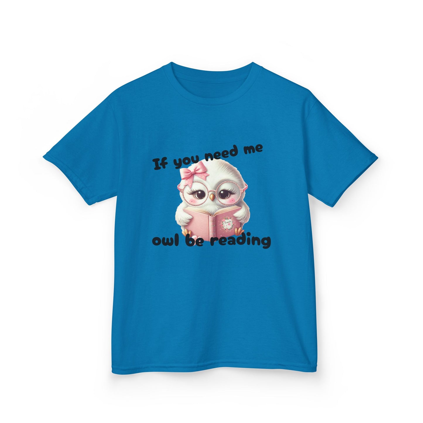 Kids T-Shirt, Cute Owls Design, Bookworm Gift, Youth Reader Tee, Children's Literature Shirt