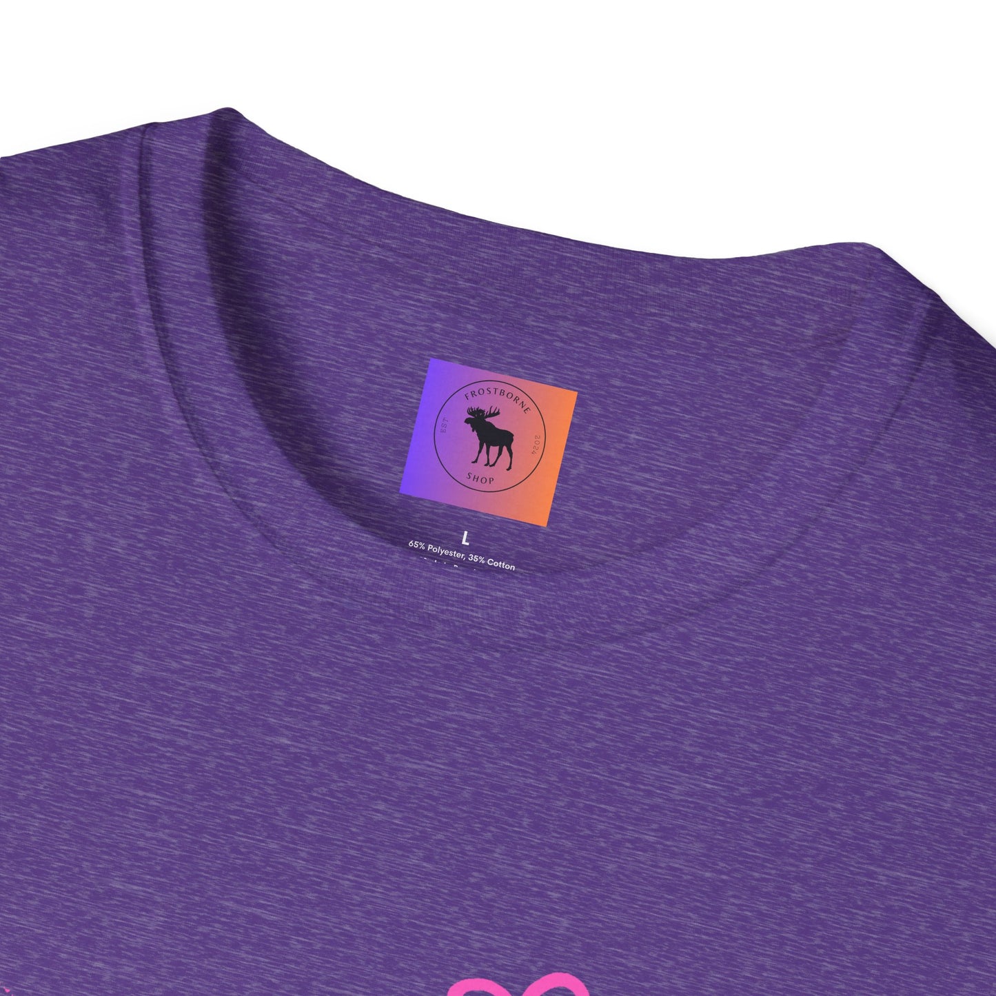 Heart Sketch T-Shirt — Pink Watercolor Hearts Valentine Tee