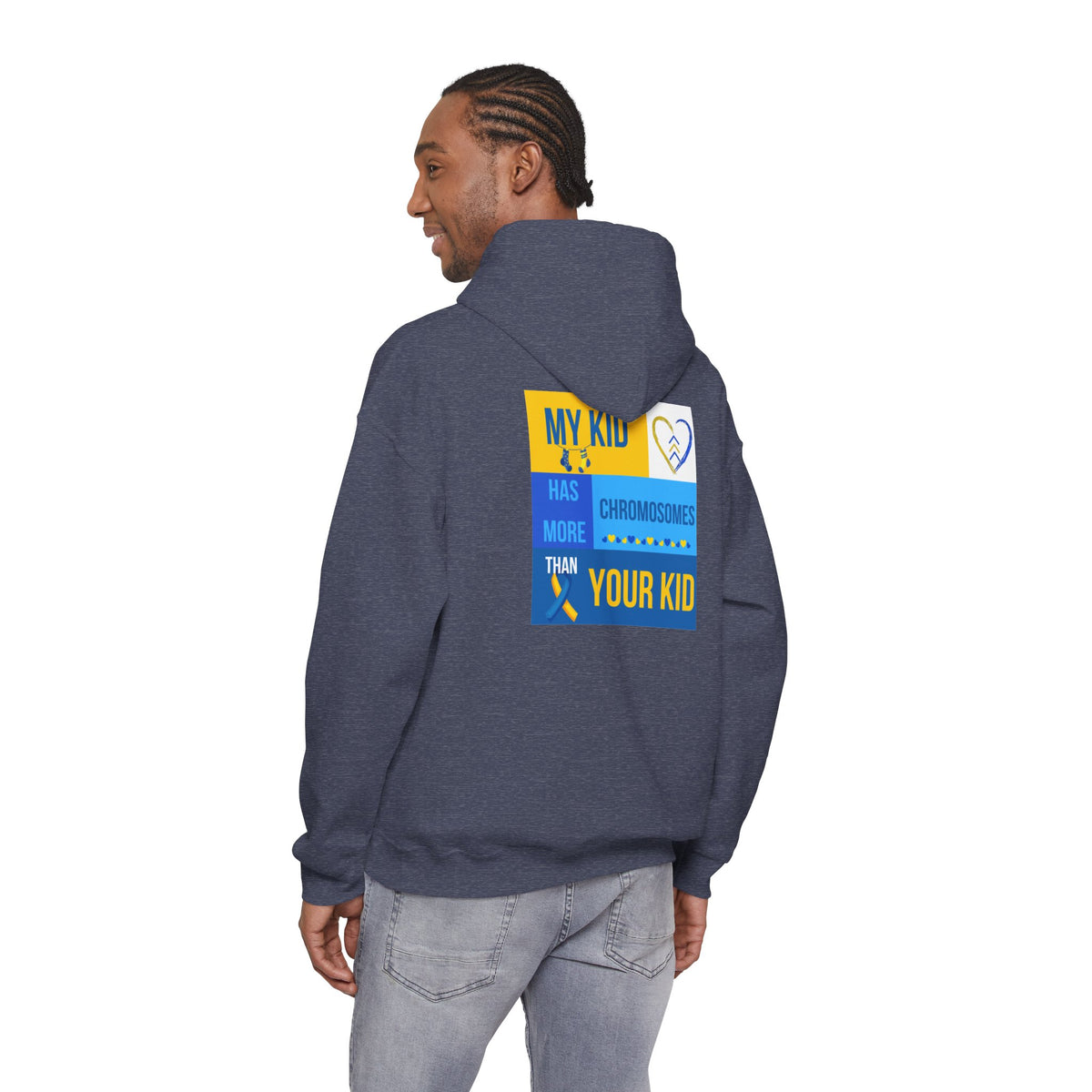 Down Syndrome Awareness Hoodie — "My Kid Has More Chromosomes Than Your Kid"