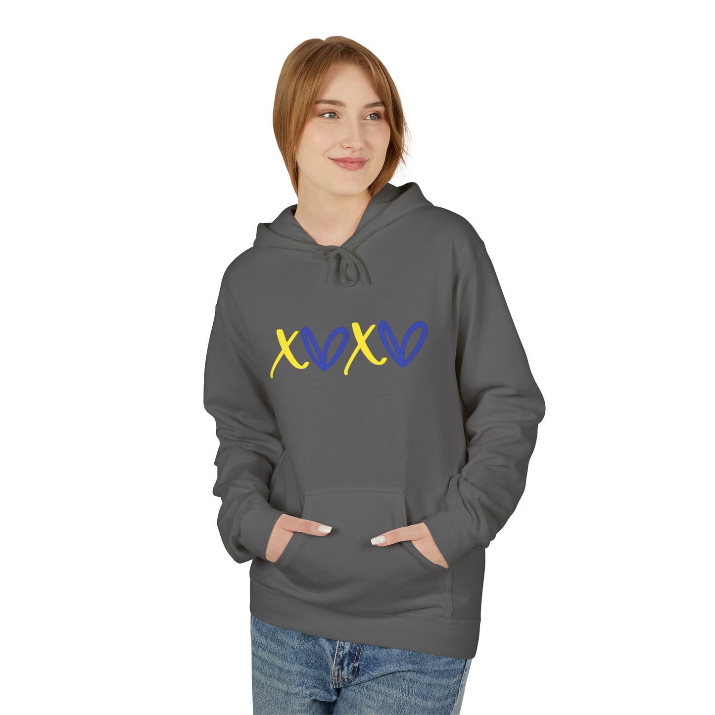Down Syndrome Aunt Hoodie — "Auntie of the Morning Sun" DNA Ribbon Sweatshirt