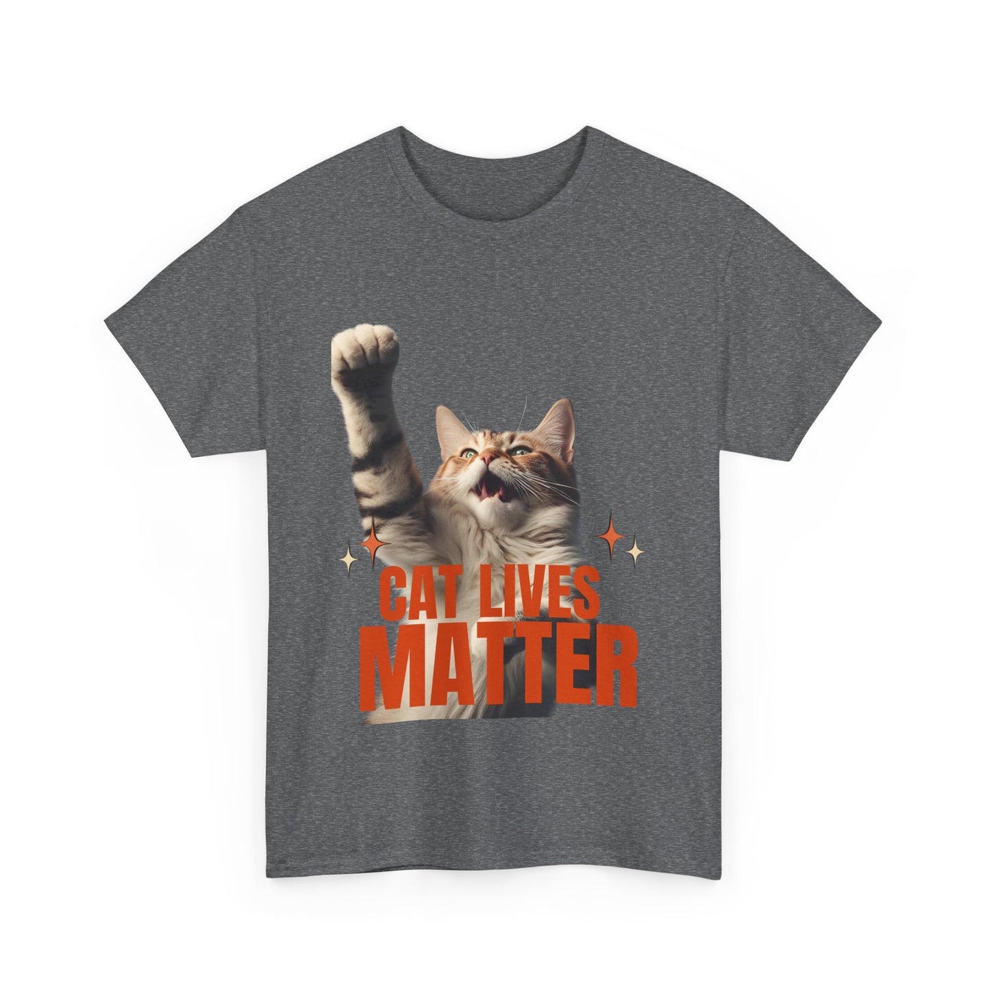 Cat Lives Matter Unisex Tee, Funny Political Shirt, Trump Cat Lovers Gift, Activist Protest Apparel, Animal Rights Activism Clothing