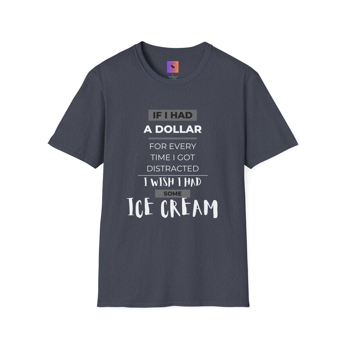 ADHD Awareness Unisex T-Shirt - Distracted and Forgetful Funny Design