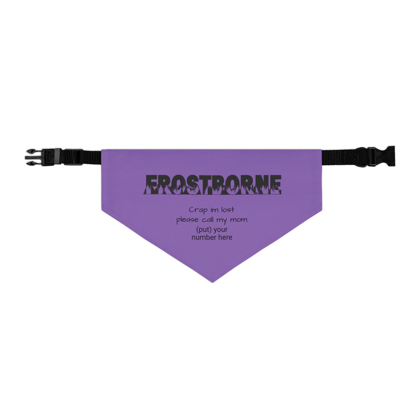 Crap I'm Lost pet bandana collar
