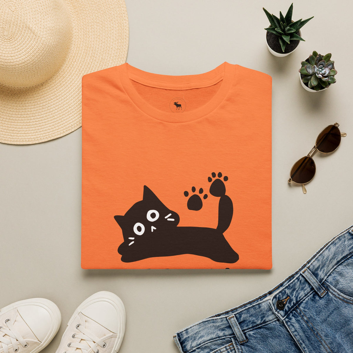 Purr-ma Cat T-Shirt — Cute Paw Print Kitty Tee for Cat Lover grandma