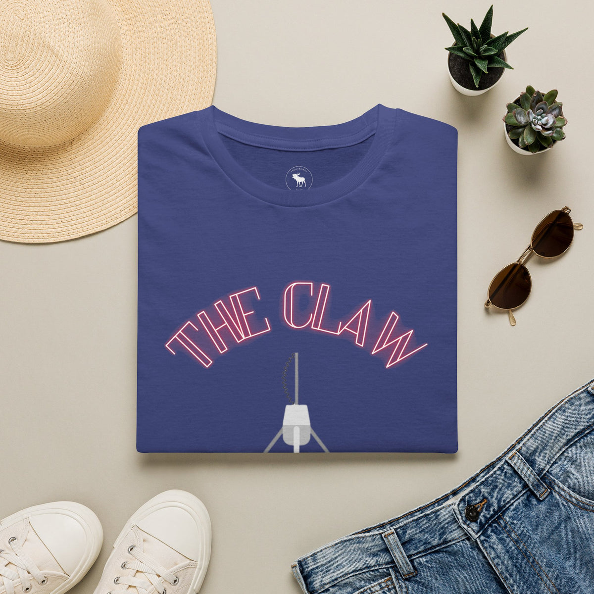 The Claw T‑Shirt — Retro Arcade Toy Claw Machine Tee