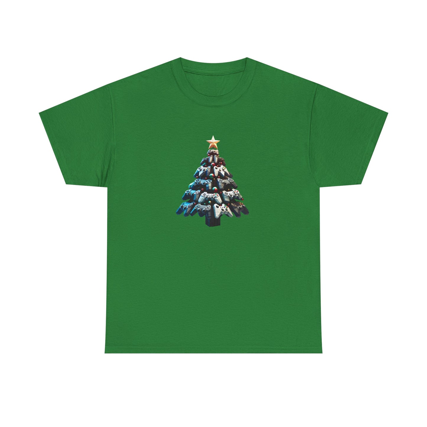 Video Game Console Christmas Tree Unisex Tee, Gaming Holiday Shirt, Gamer Gift, Retro Gamer Shirt, Gaming Console Tee, Christmas Tee