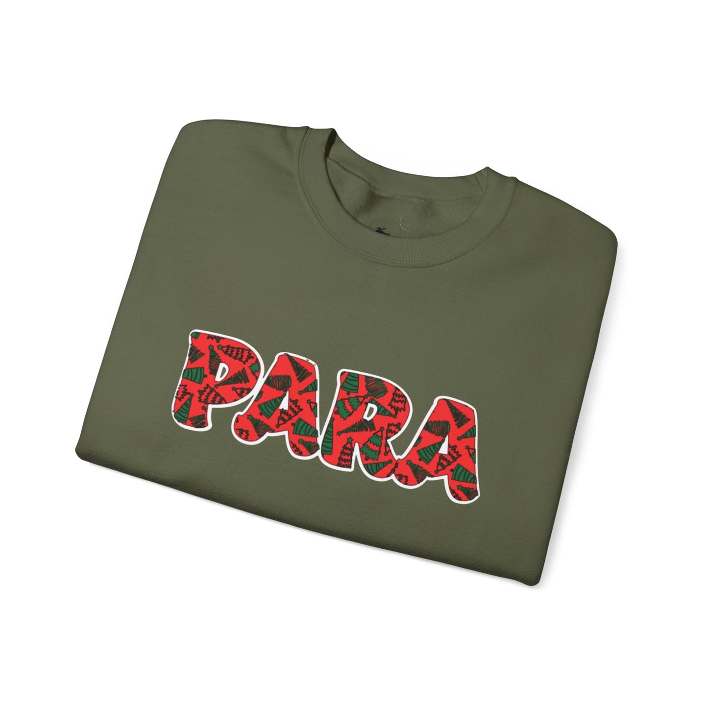 Christmas Trees PARA Sweatshirt - Festive Holiday Winter Design