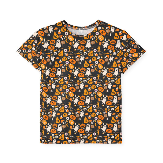 Kid's Halloween Sports Jersey Family Matching Outfit Shirt