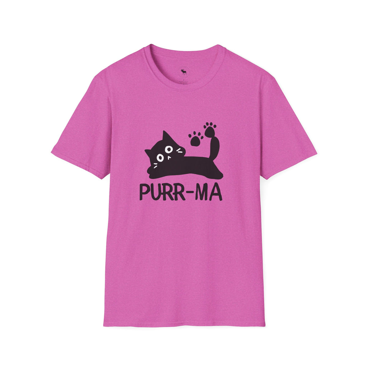 Purr-ma Cat T-Shirt — Cute Paw Print Kitty Tee for Cat Lover grandma