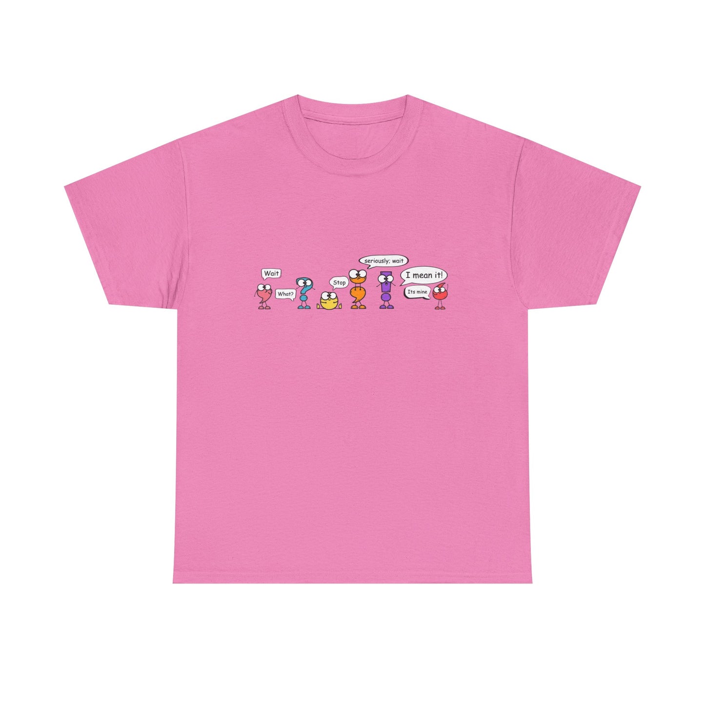 punctuation cartoon Heavy Cotton Tee