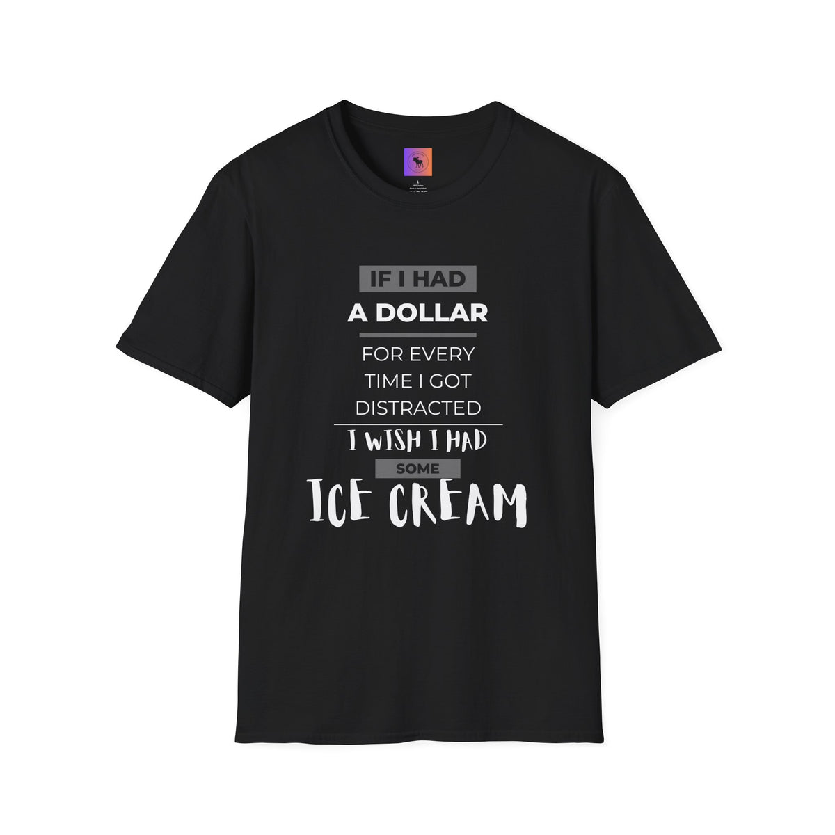 ADHD Awareness Unisex T-Shirt - Distracted and Forgetful Funny Design