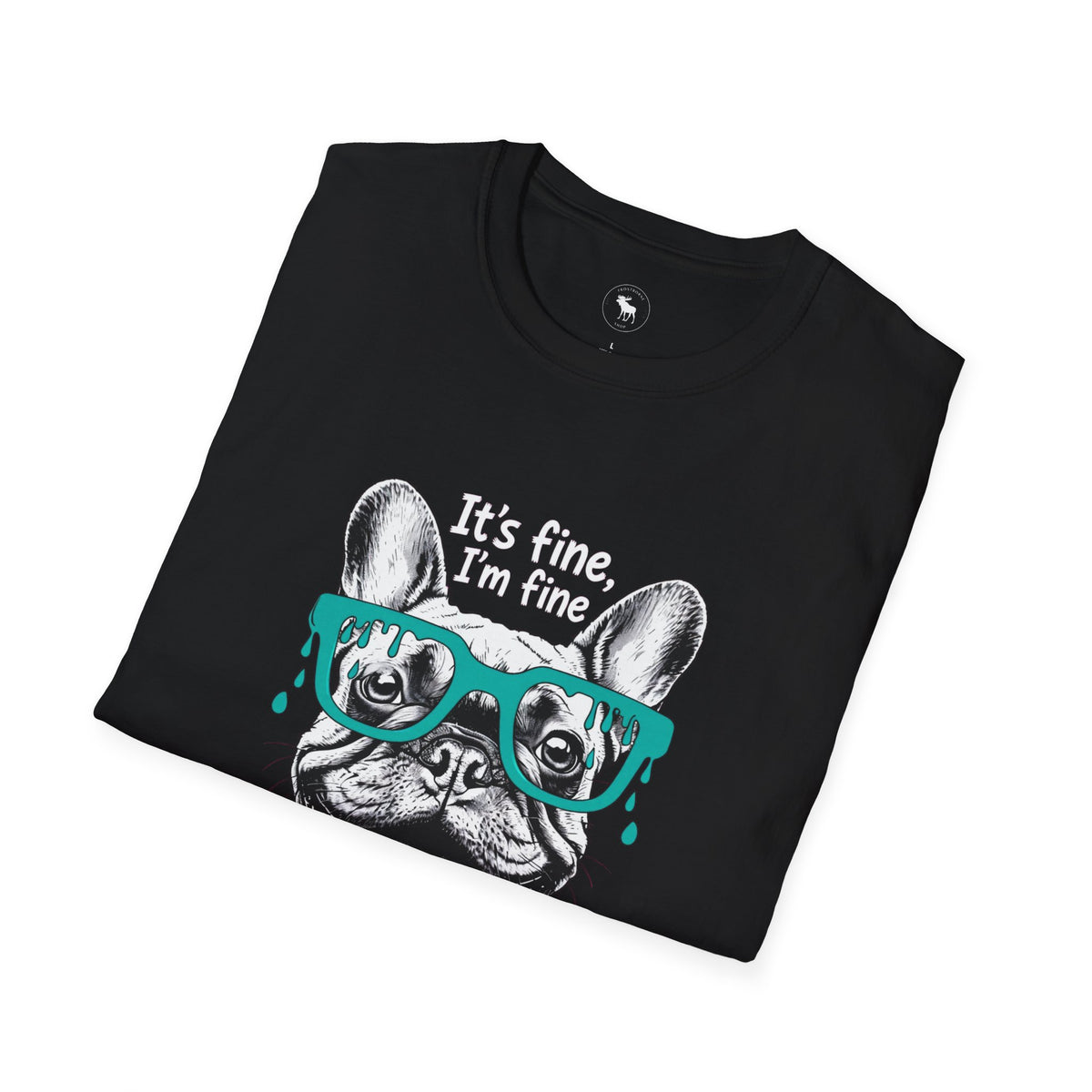 Funny Cat “It’s Fine, I’m Fine” Graphic T-Shirt