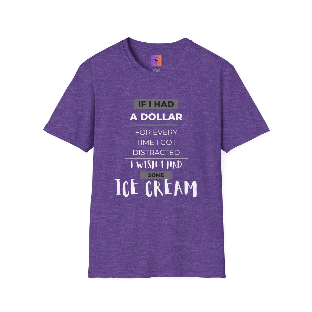 ADHD Awareness Unisex T-Shirt - Distracted and Forgetful Funny Design