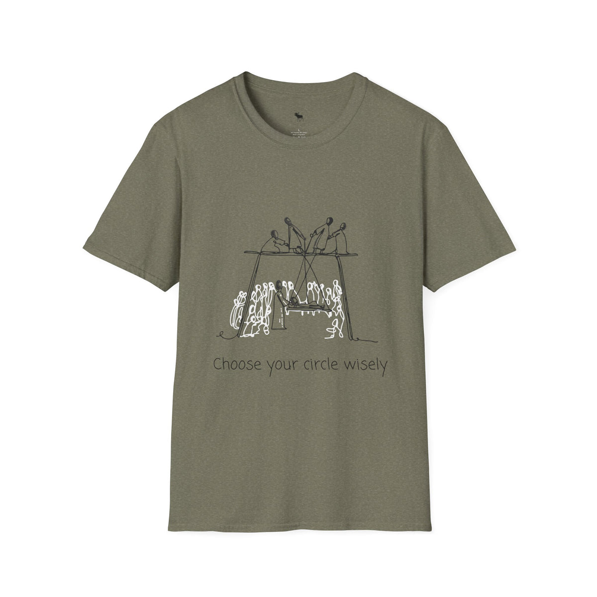 Choose your circle wisely softstyle T